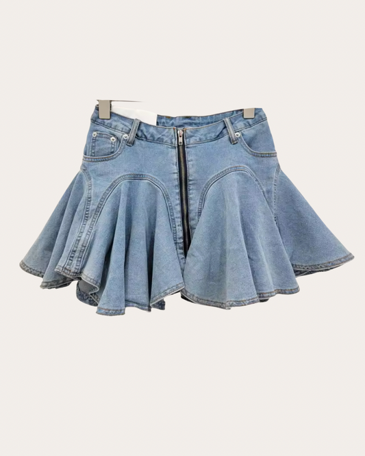 The Frill Skirt (Blue)